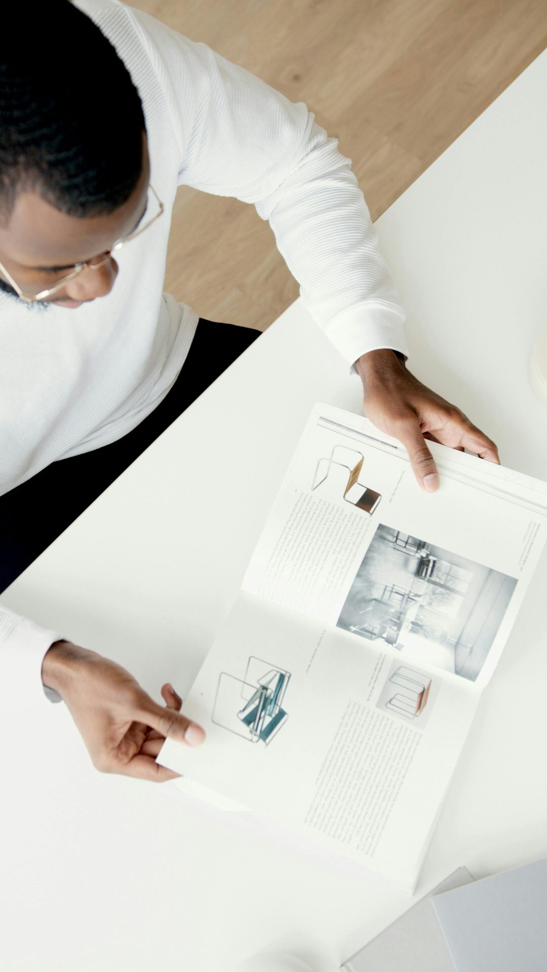 person reviewing insurance options
